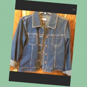 SOLD Old School Brand Small Light Denim Jean Jacket